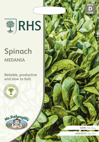 RHS Spinach Medania Seeds - image 1