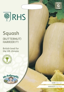 RHS Squash (Butternut) Harrier F1 Seeds - image 1