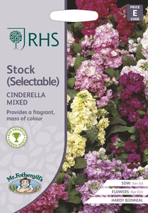 RHS Stock Cinderella Series Mixed Seeds