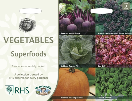 RHS Superfood Vegetable Seed Collection - image 1