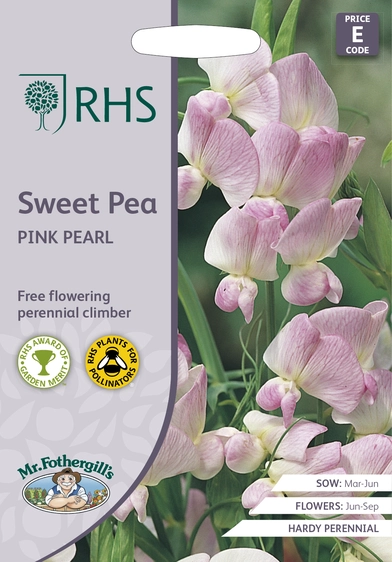 RHS Sweet Pea Pink Pearl Seeds - image 1