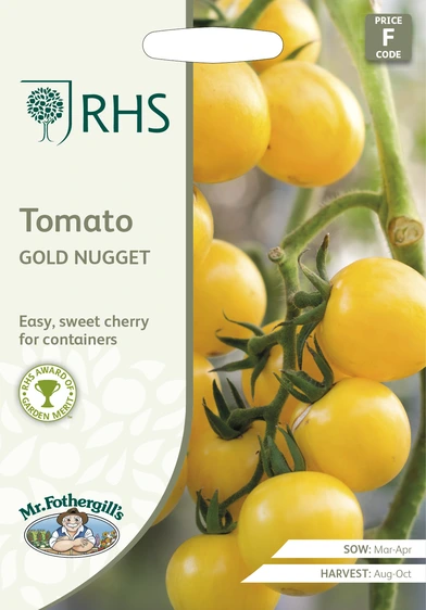 RHS Tomato Gold Nugget Seeds - image 1