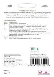 RHS Tomato Gold Nugget Seeds - image 2