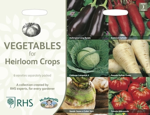 RHS Vegetables For Heirloom Crops Seed Collection - image 1