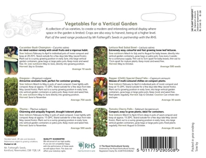 RHS Vegetables For Vertical Garden Seed Collection - image 2