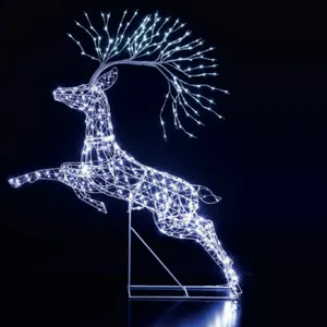 Richmond Leaping Wire Stag