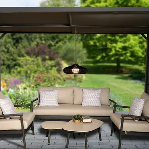 Rimini Noir Rattan Pendant Lamp - image 2