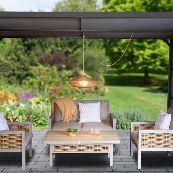 Rimini Sesame Rattan Pendant Lamp - image 2