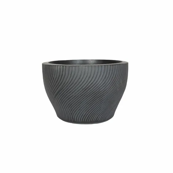 Ripple Low Bowl Planter Ø28cm - image 2