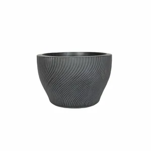 Ripple Low Bowl Planter Ø28cm - image 2