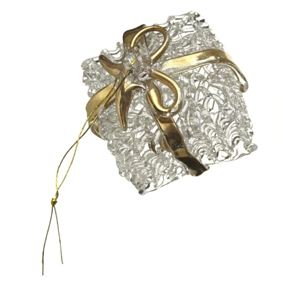 Rippled Glass Gift Hanging Decoration
