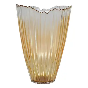 Rippled Glass Vase - Medium - image 2