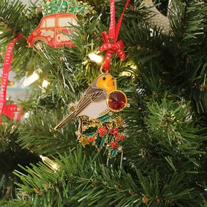 Robin Gem Hanging Decoration - image 2