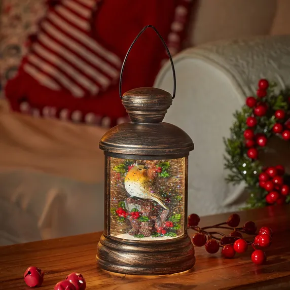 Robin Snow Lantern