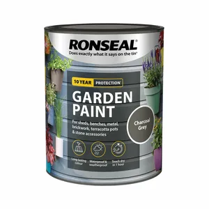 Ronseal Garden Paint - Charcoal Grey 250ml - image 2