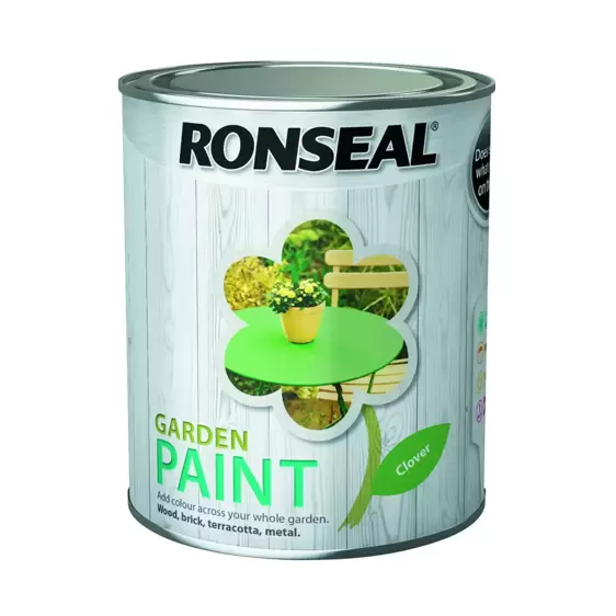 Ronseal Garden Paint Clover 750ml - image 1