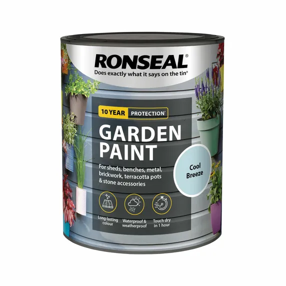 Ronseal Garden Paint - Cool Breeze 250ml - image 2