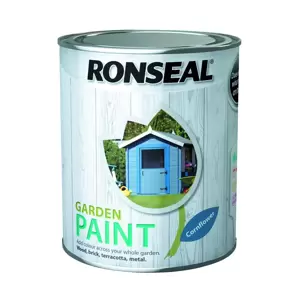 Ronseal Garden Paint Cornflower 750ml - image 1