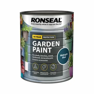 Ronseal Garden Paint - Midnight Blue 750ml - image 2