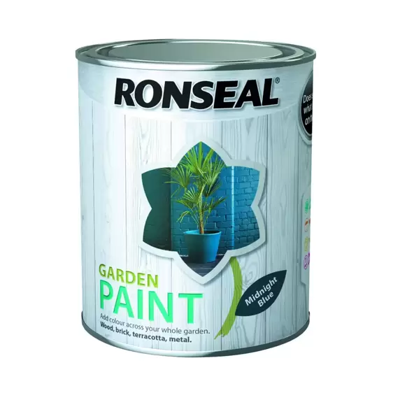 Ronseal Garden Paint Midnight Blue 250ml - image 1