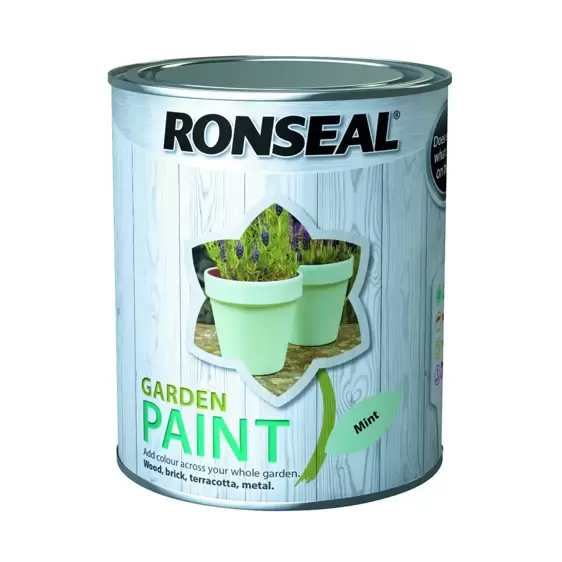 Ronseal Garden Paint Mint 250ml - image 1