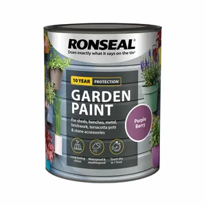 Ronseal Garden Paint - Purple Berry 2.5L - image 2