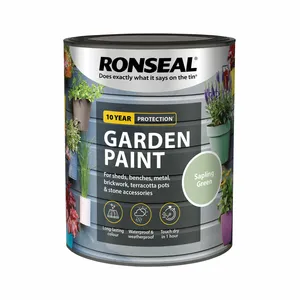 Ronseal Garden Paint - Sapling Green 750ml - image 2