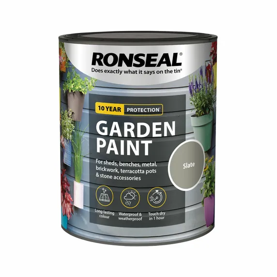 Ronseal Garden Paint - Slate 2.5L - image 2