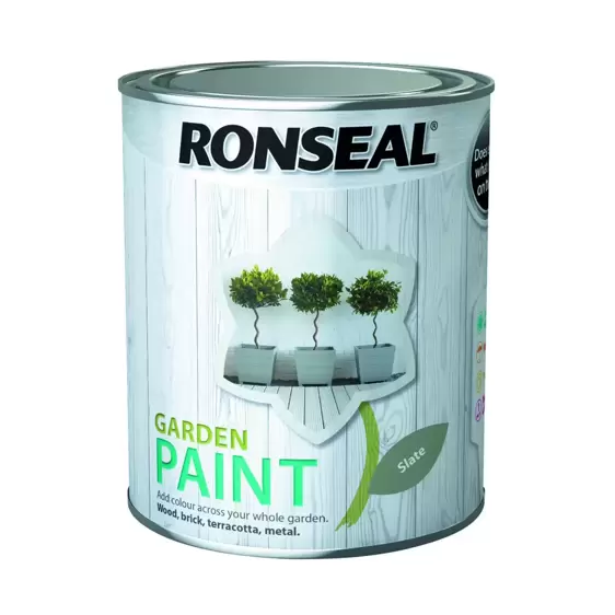 Ronseal Garden Paint Slate 750ml - image 1