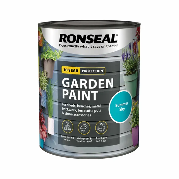 Ronseal Garden Paint - Summer Sky 2.5L - image 2
