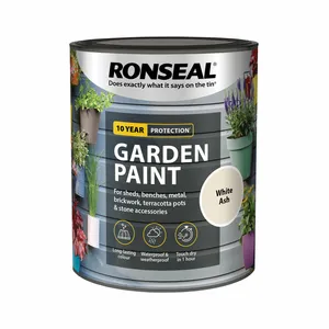 Ronseal Garden Paint - White Ash 250ml - image 2