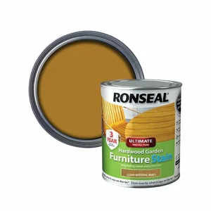 Ronseal Hardwood Furniture Stain - Clear Natural 750ml