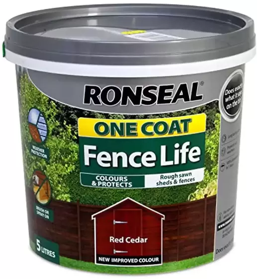 Ronseal One Coat Fencelife Red Cedar 5L