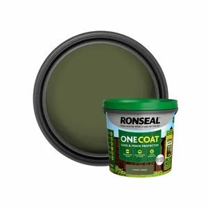 Ronseal One Coat Shed & Fence Paint - Forest Green 5L - image 2