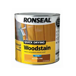 Ronseal Quick Drying Woodstain - Natural Pine 750ml