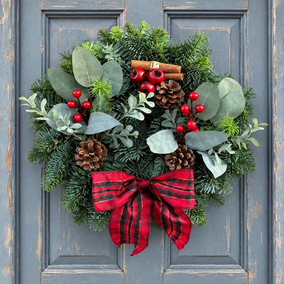 Rosehip & Eucalyptus Wreath - 8" - image 1