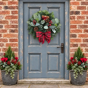 Rosehip & Eucalyptus Wreath - 8" - image 2