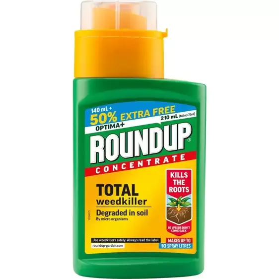 Roundup Optima+ Total Weedkiller 140ml + 40% free