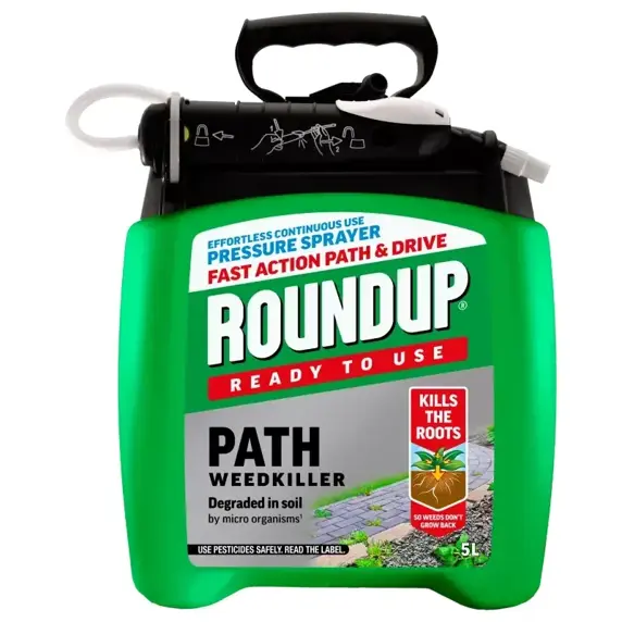 Roundup Path & Drive Pump 'n Go Weedkiller 5L