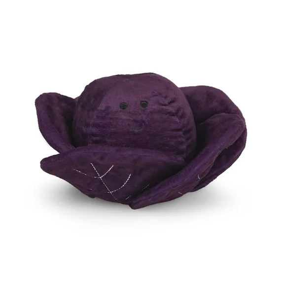 Ruby Red Cabbage Plush Dog Toy