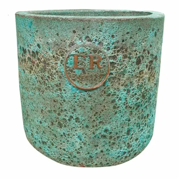 Rustic Jade Cylinder Planter Ø39cm