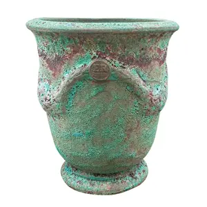 Rustic Jade Garland Urn Planter - Small - image 2