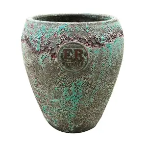 Rustic Jade Tall Urn Planter - Large - image 2
