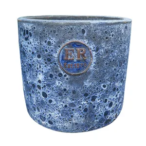 Rustic Lapis Round Planter Ø30cm