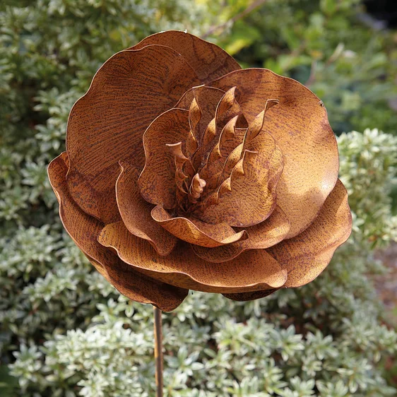 Rustic Oriental Poppy Stake - image 1