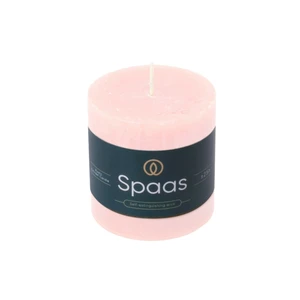 Rustic Pink Pillar Candle 9cm - image 1