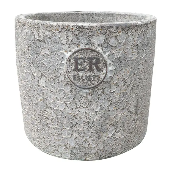 Rustic Quartz Cylinder Planter Ø30cm - image 1