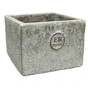 Rustic Quartz Square Planter 40cm