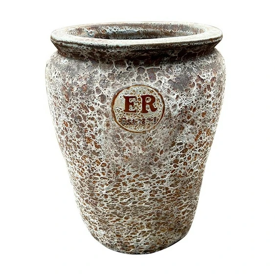 Rustic Quartz Tall Jar Planter Ø50cm
