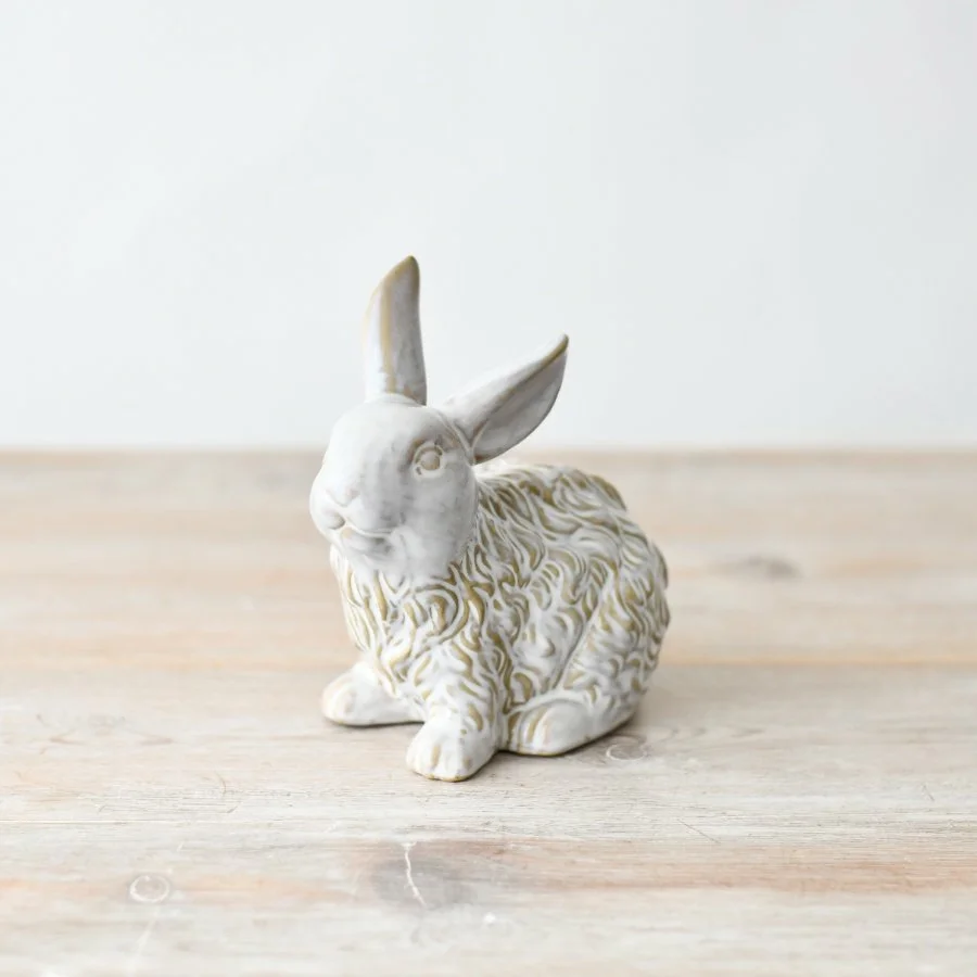 Rustic Rabbit Ornament - Cowell's Garden Centre | Woolsington